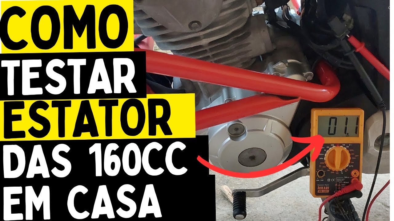 COMO TESTAR ESTATOR START 160