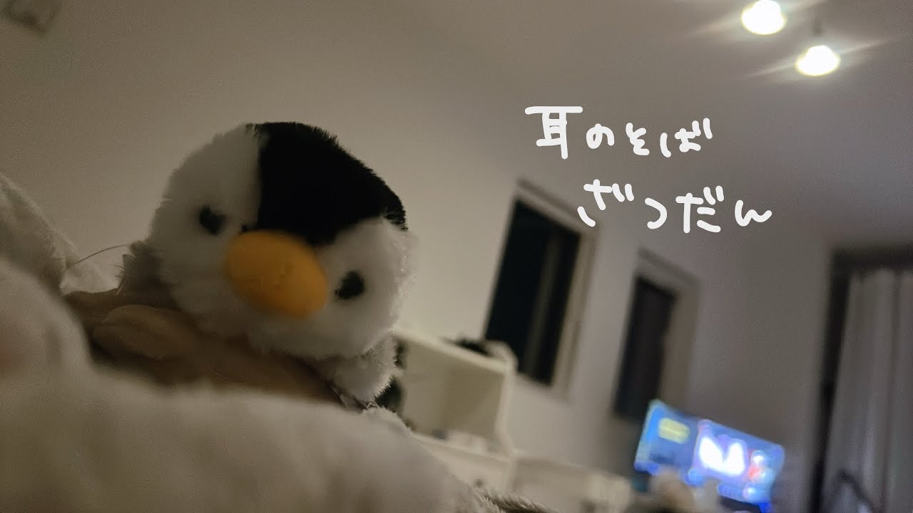 【ASMR】耳のすぐ近くから離れない、てきとうなお話。【ぼふぼふ】