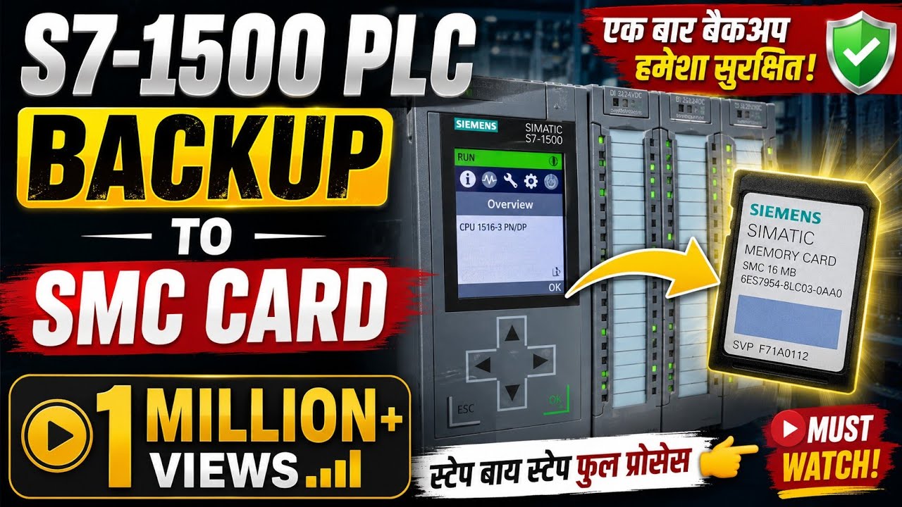How to write a program in siemens memory card | CPU 1511C BACKUP