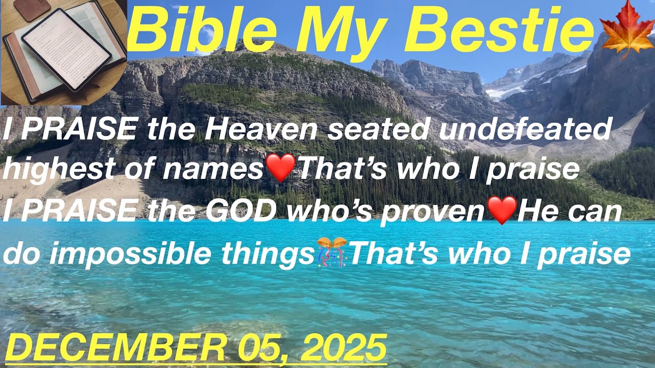 Bible Verse of the Day: DECEMBER 05, 2025