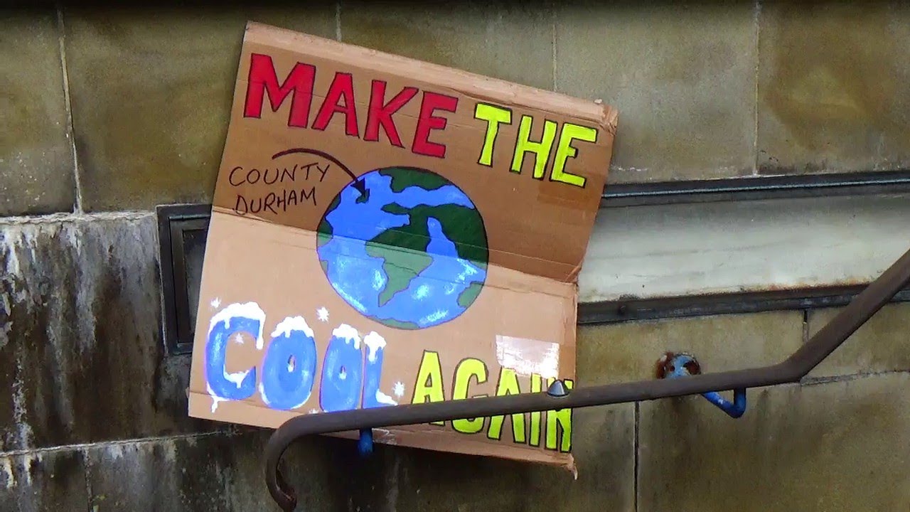 DURHAM COUNTY COUCIL : Demo against Reform UK climate change denial  nonsense
