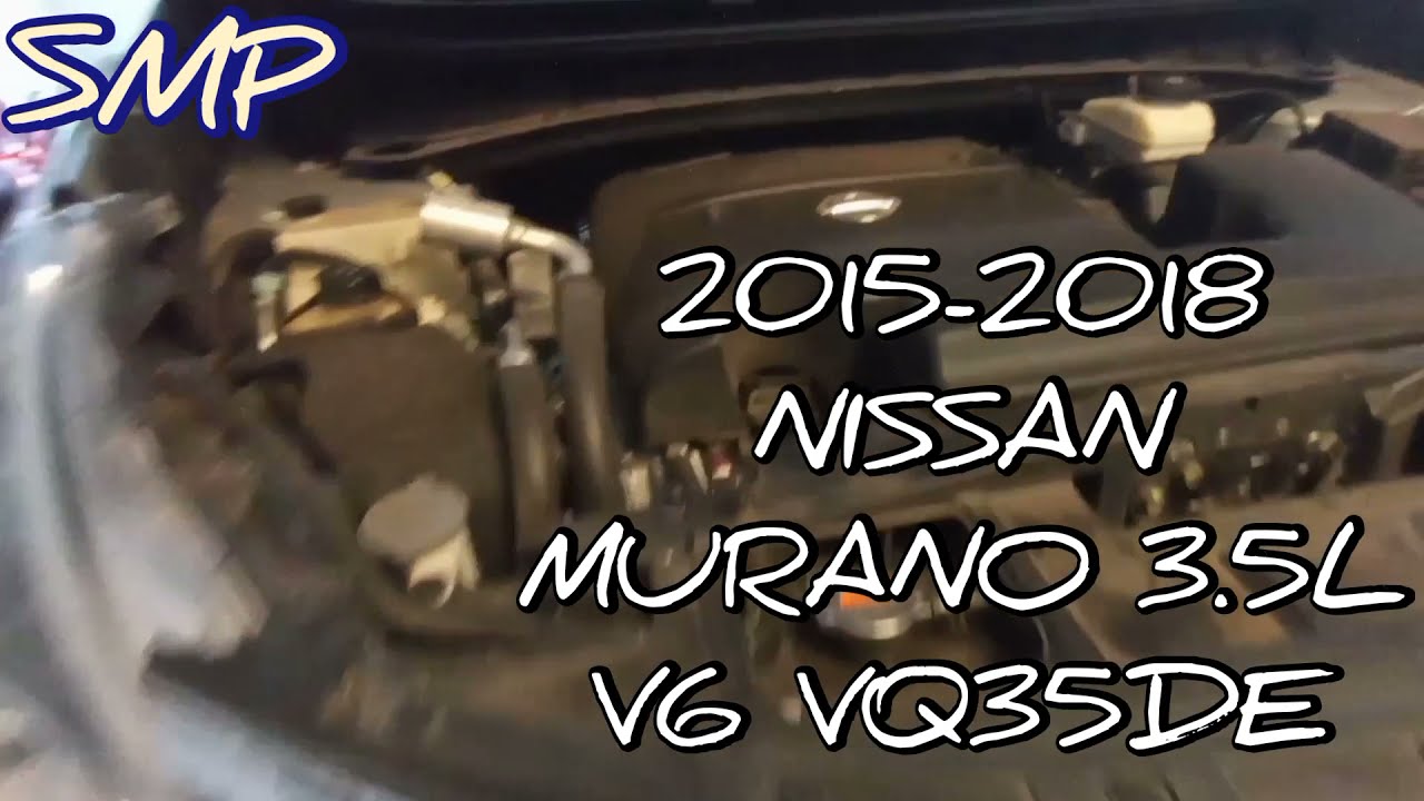 2015-2018 Nissan Murano Oil Change