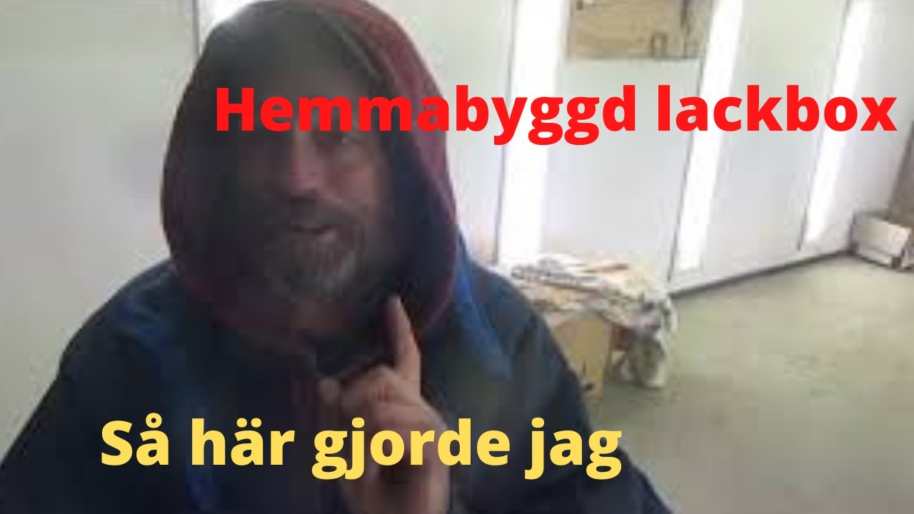 Så här byggde jag min lackbox