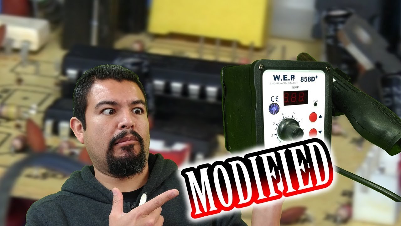TWB #81 | WEP/Yihua 858D+ Hot Air Rework Station Manual Cooldown/Shutoff Mod