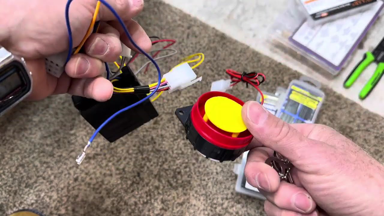 Lifan KPX 250, Installing a motorcycle alarm system #motorcycle #lifan #alarm #dualsport