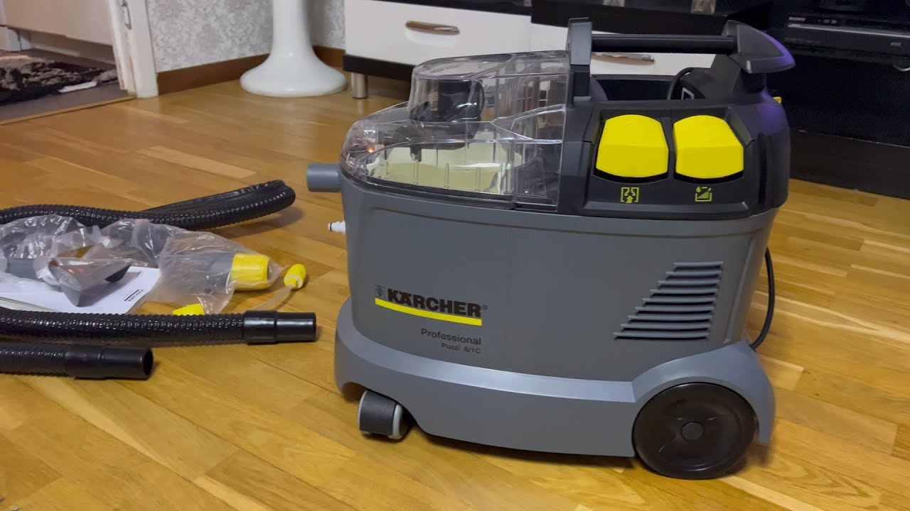 KÄRCHER PUZZI 8/1 C unboxing-test 4K