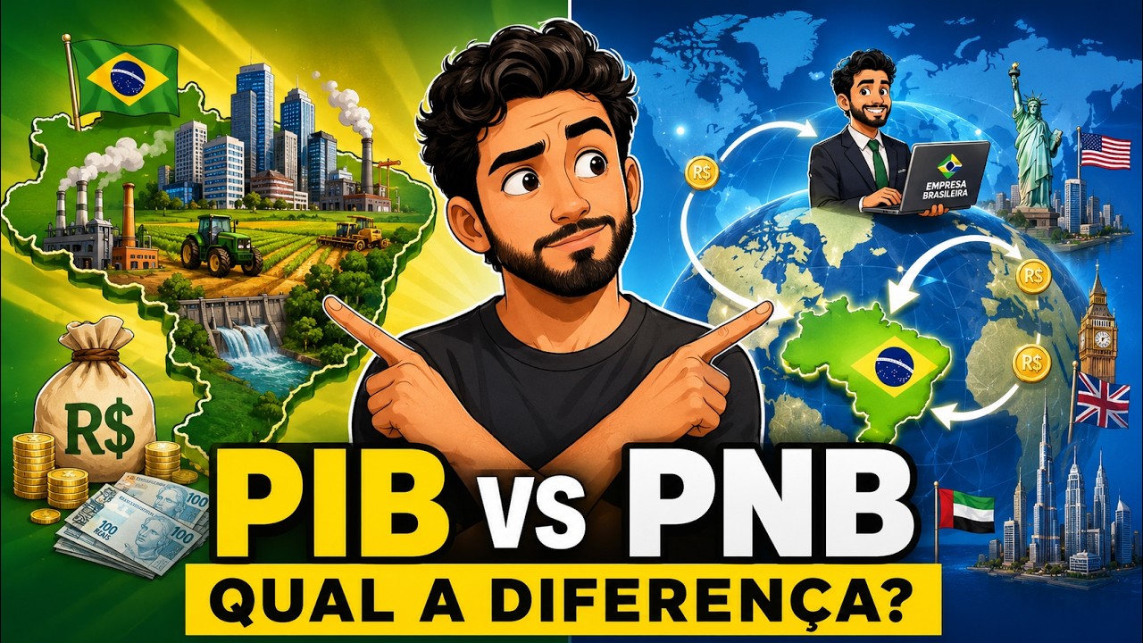 PIB x PNB | O que são e qual a diferença? | Economia