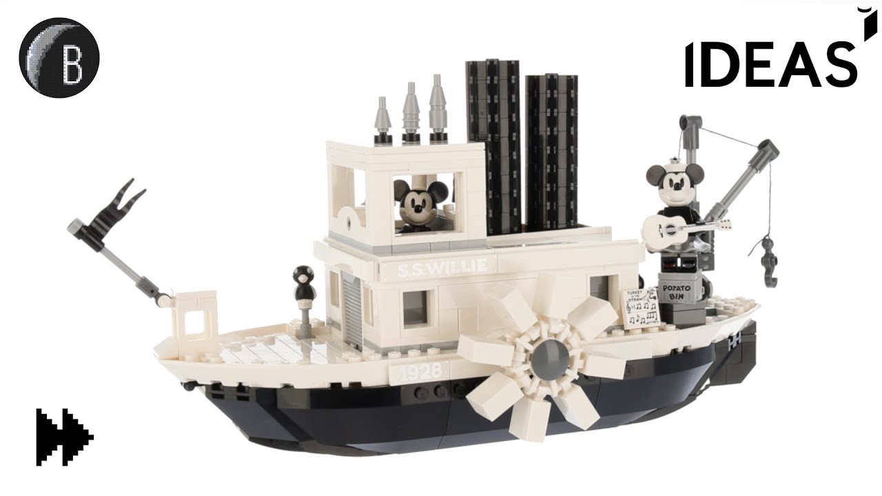 LEGO 21317 - Steamboat Willie - Ideas - Speed Build Review