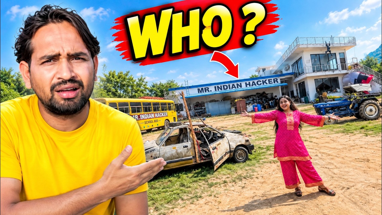 Mr. Indian Hacker Studio Tour...😍 | 100 % Real | Who Is This Girl ? 😱