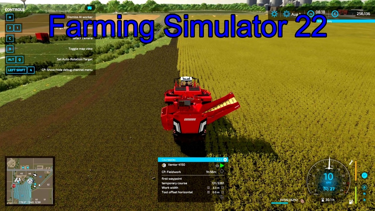 Farming Simulator 22 Gameplay | Harvesting and Selling Potatoes