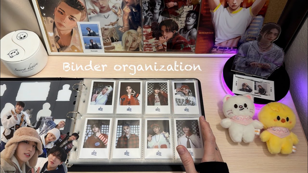 организация биндера || stray kids binder organization || коллекция ot8