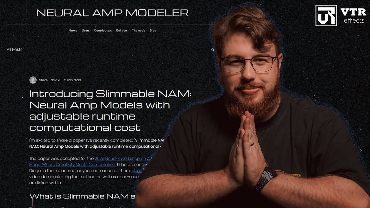 Slimmable NAM: o futuro da modelagem de amps? // VTR TALKS