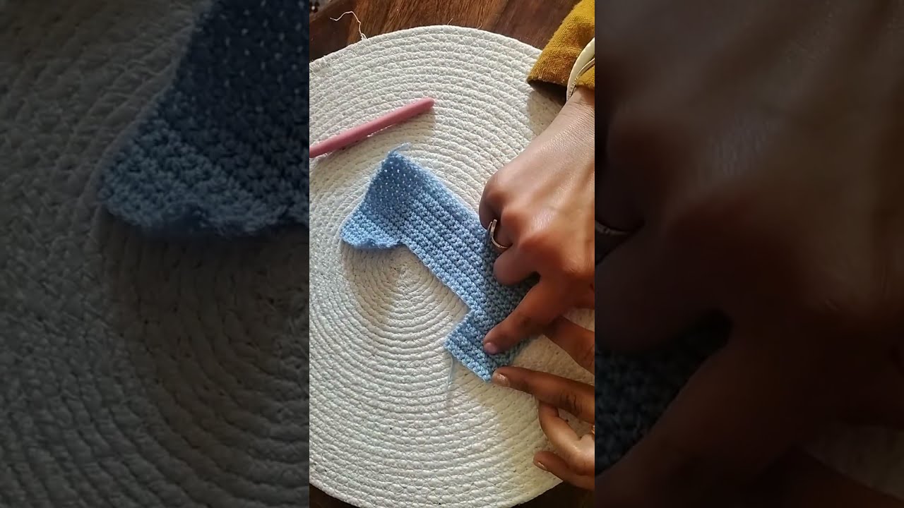 Indi textiles  is live baby booties hand crochet 