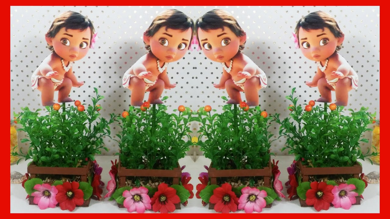 Decoracion de Baby Moana
