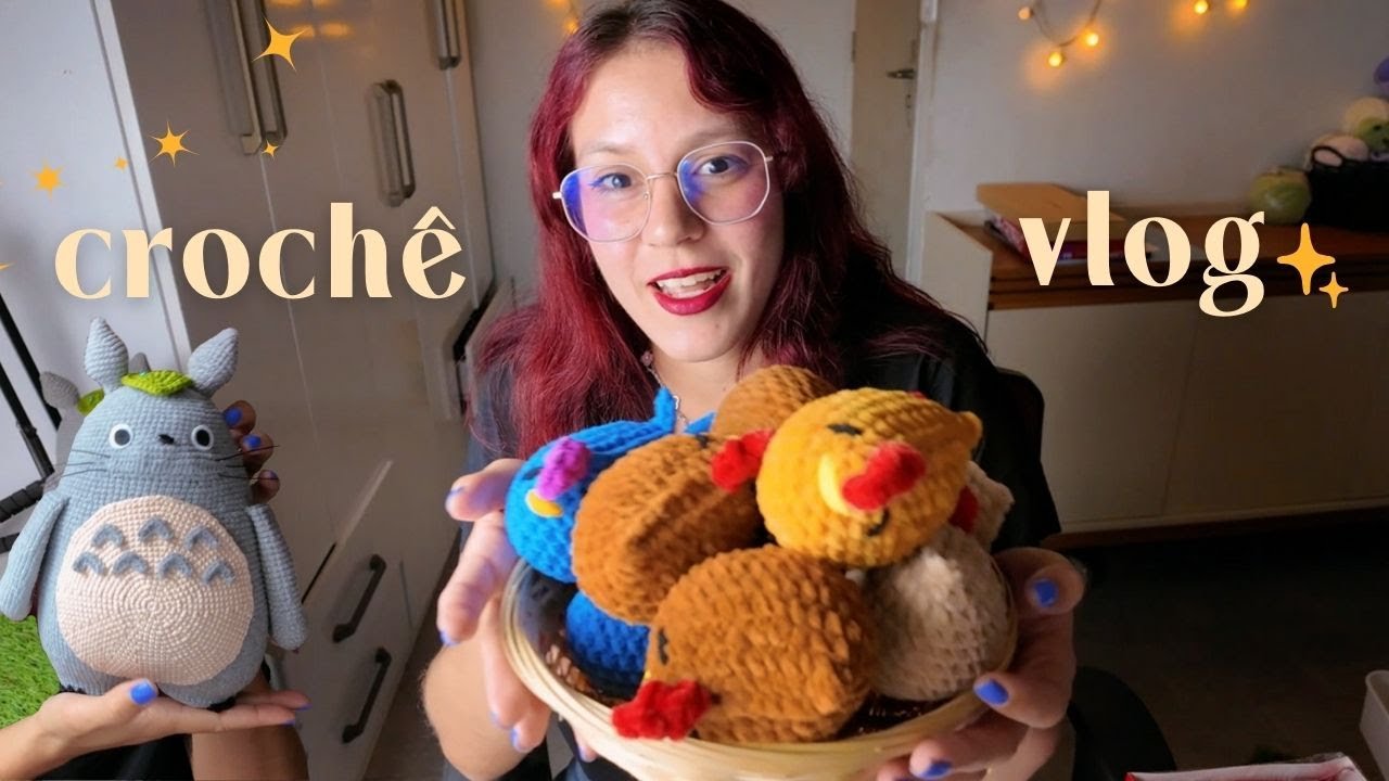 Um fim de semana com muitos amigurumis e Totoros | Crochê Vlog • Notivagar