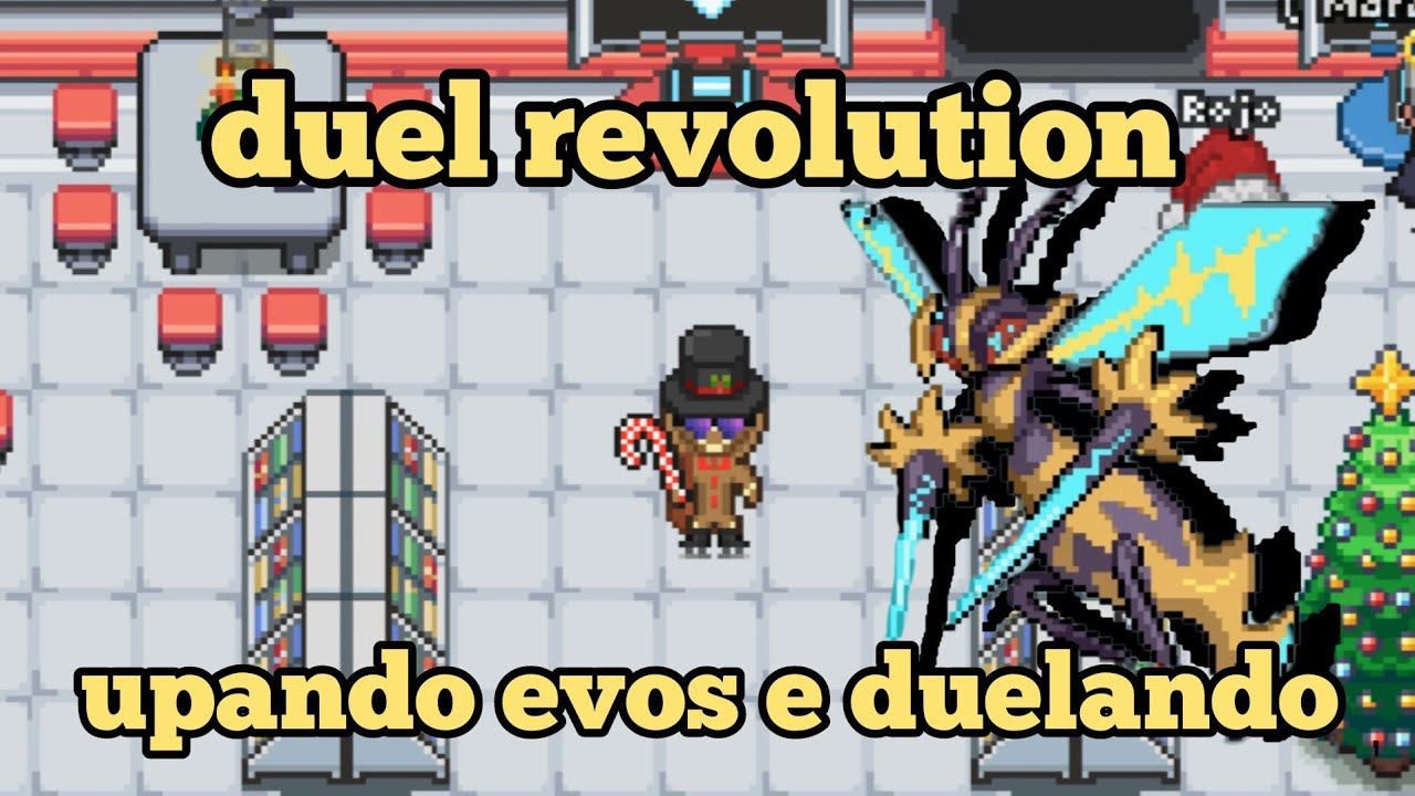 live duel revolution,  upando evos e batalha com meu time