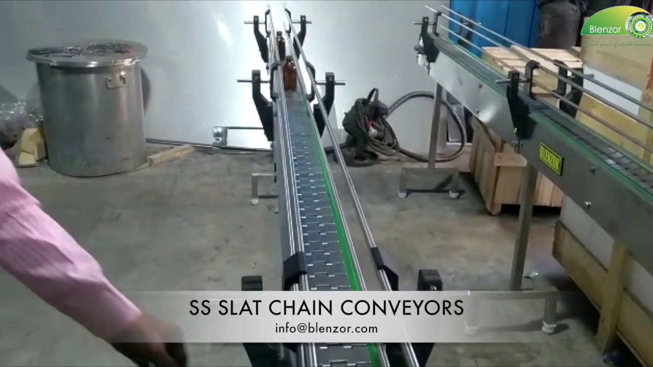 SS Slat Chain Conveyor