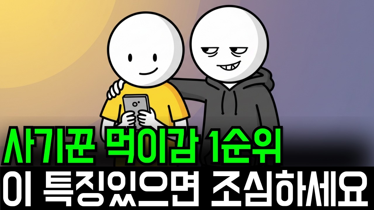 당장 확인하세요 사기 잘 당하는 사람들의 특징