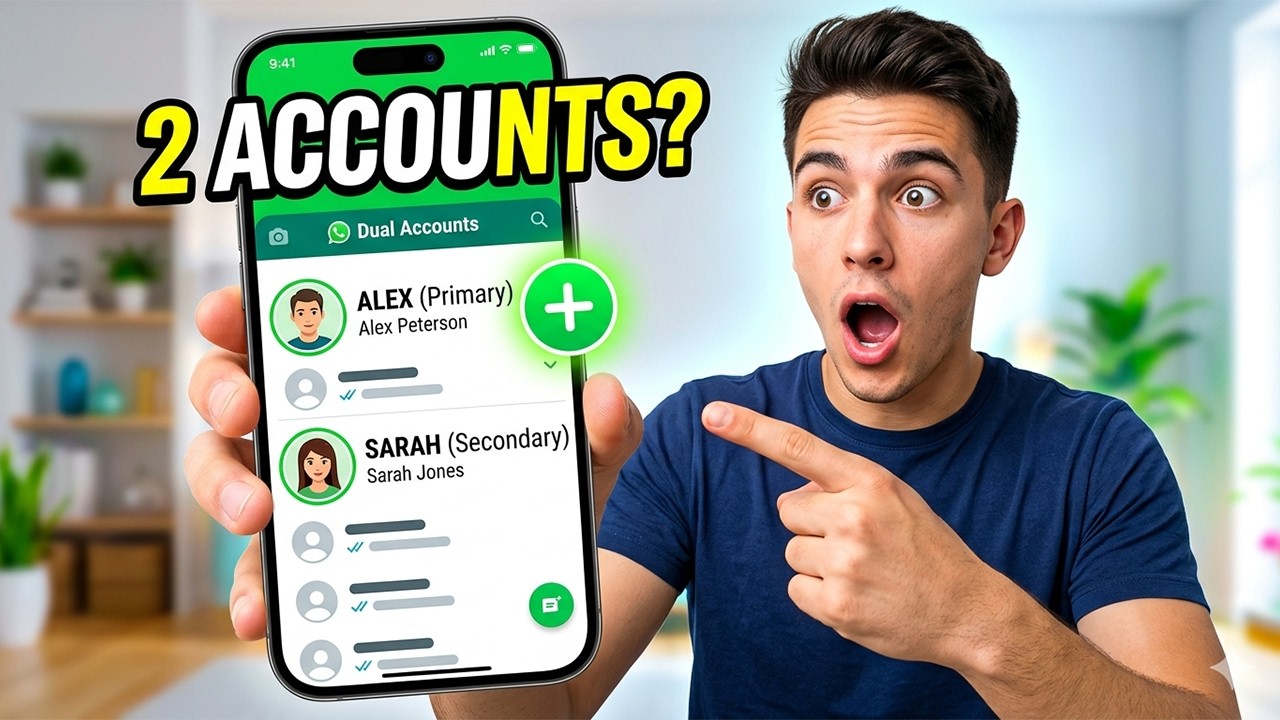 Новое обновление WhatsApp 🚀 | Добавьте несколько учетных записей в одно приложение!