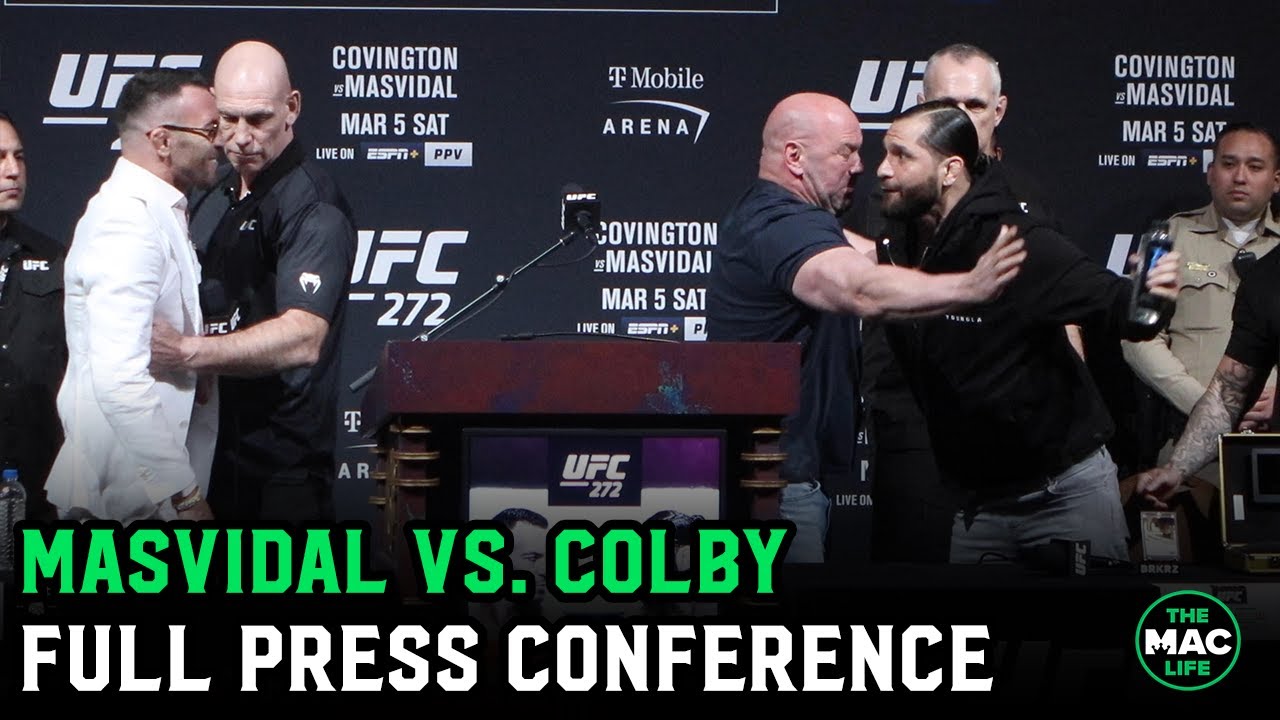 Colby Covington vs. Jorge Masvidal Press Conference: 