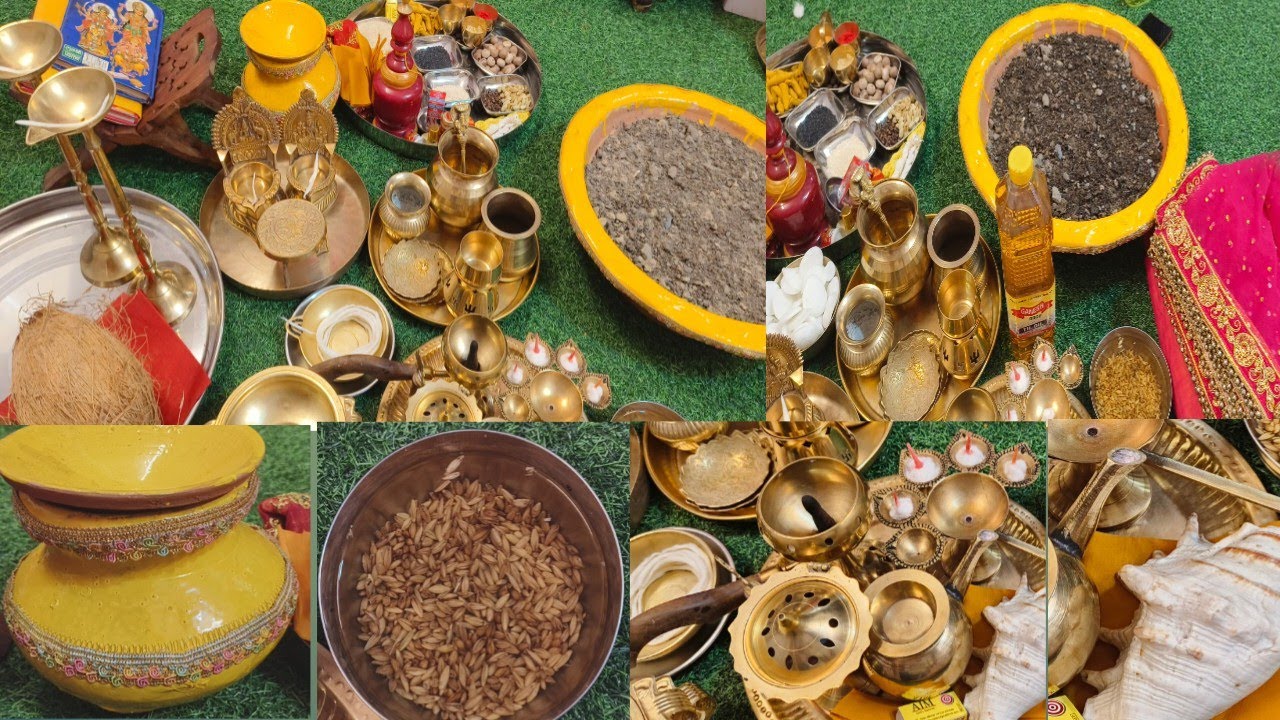 नवरात्रि पूजा की थाली नवरात्रि पूजा थाली की तैयारी कैसे तैयारी करें एक दिन पहले सभी चीजों की