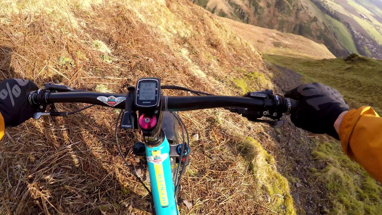 Scotland Mountain Bike - Wee Torry and Alva Glen Descent - Ochil Hills