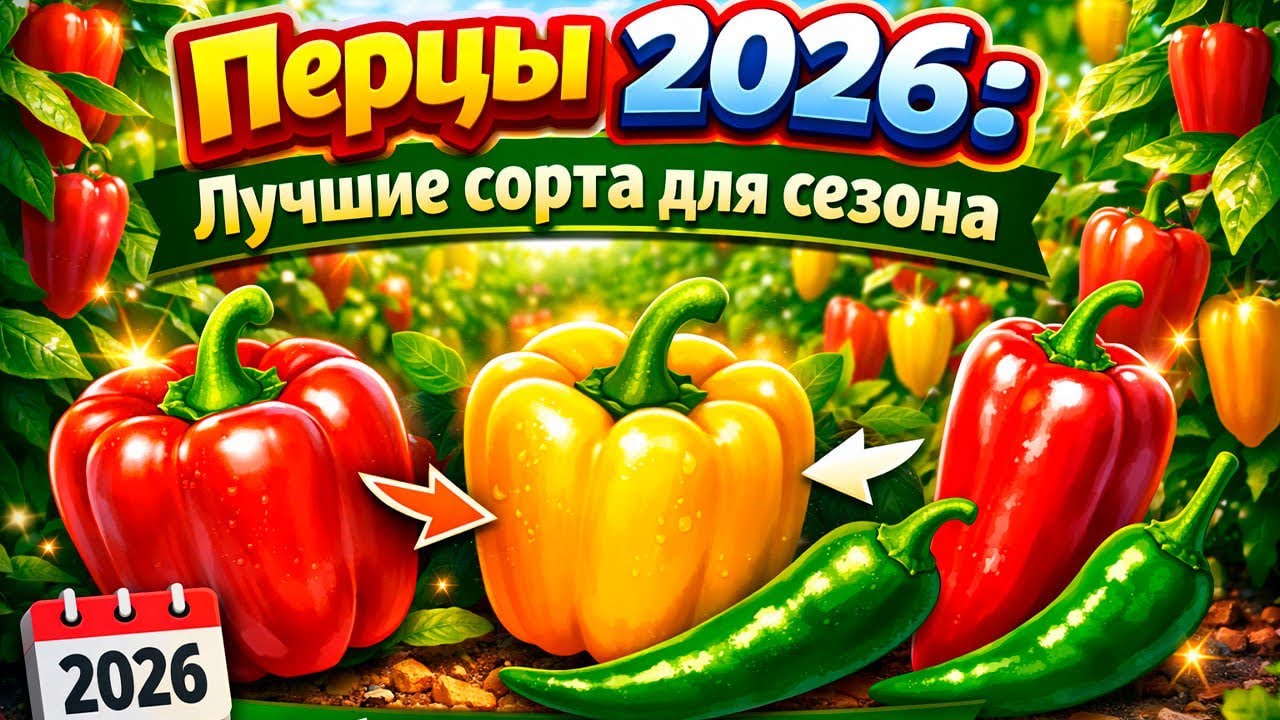 Перцы которые посажу в 2026 году🌶️🫑