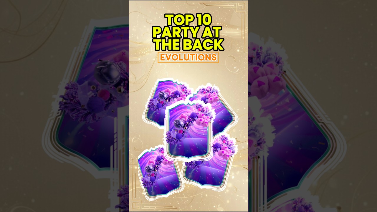 FC26 TOP 10 PARTY AT THE BACK EVOLUTIONS 🧬 #shorts #fc26 #gaming #futbirthday #evo #ultimateteam #it
