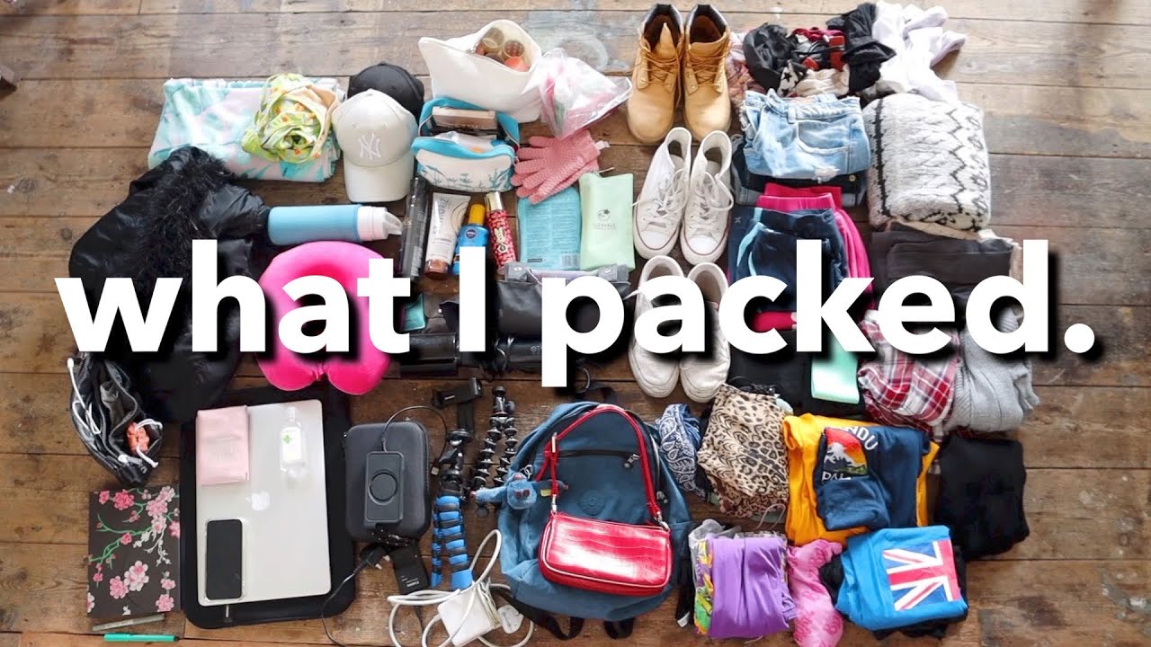 What I packed | Travelling to America