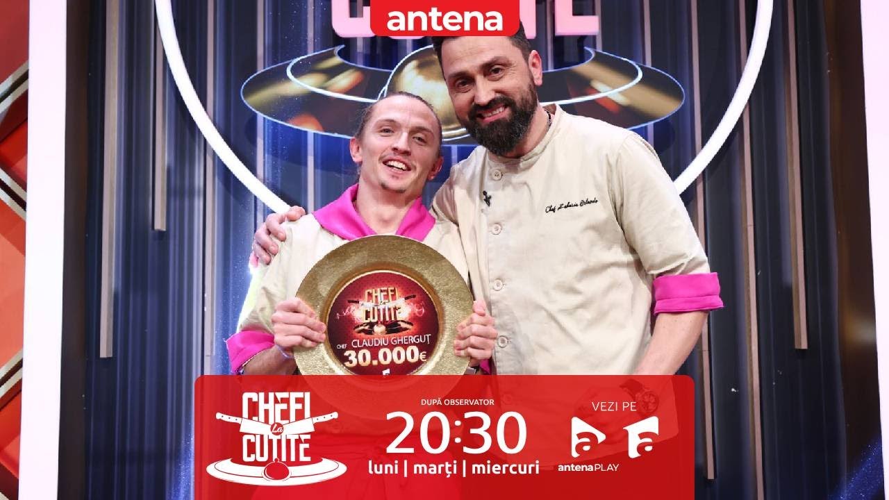 Claudiu Gherguț câștigă Chefi la cuțite, sezonul 15! 🏆 30.000€