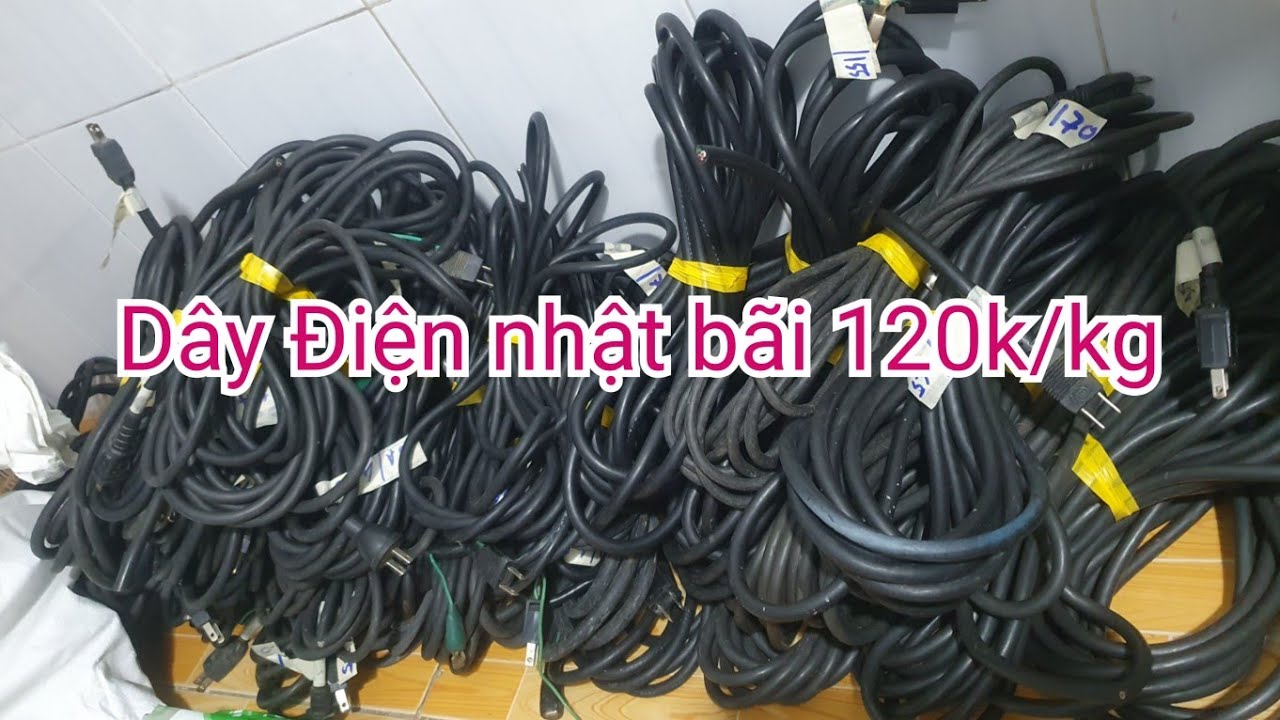 Dây điện nhật bãi giá rẻ 120k/1kg 06/04/2025 SĐT 0333018050
