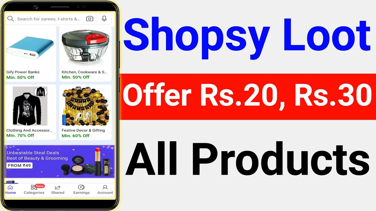 Shopsy Loot Offer | Shopsy Loot Offer Not Showing | Shopsy Loot Haul | Shopsy Loot Trick