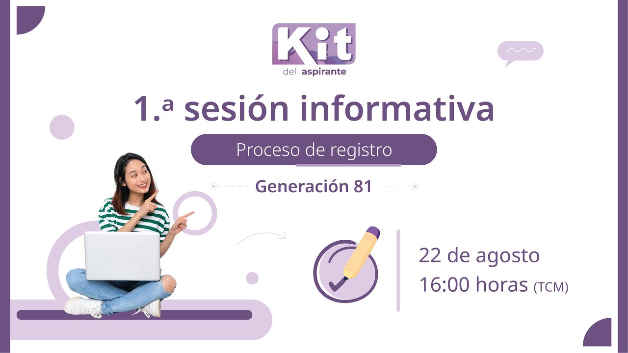 1.ª Sesión informativa / Proceso de registro / Generación 81