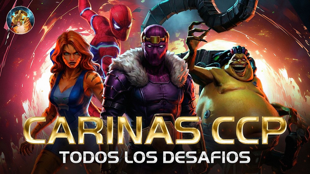 🔴 DESAFIOS DE CARINA CCP por SPIDERMAN STARK el MEJOR TECNO | MCOC