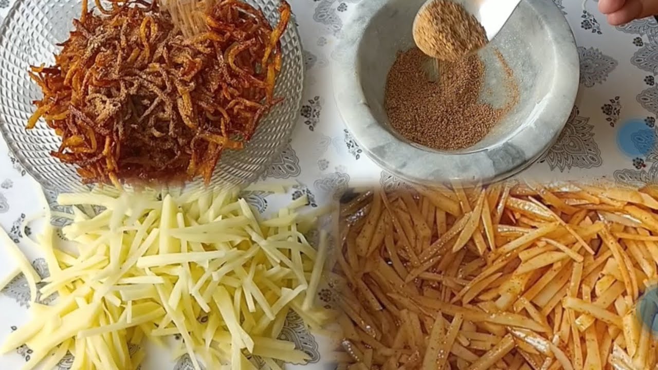 Crispy Shoestring Fries in Air Fryer | Healthy & Easy Homemade Fries Recipe 🍟