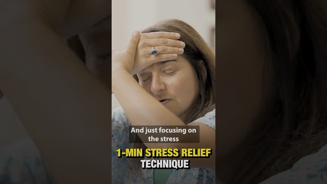 De-Stress in 60 Seconds (Do This Anywhere) #stressrelief
