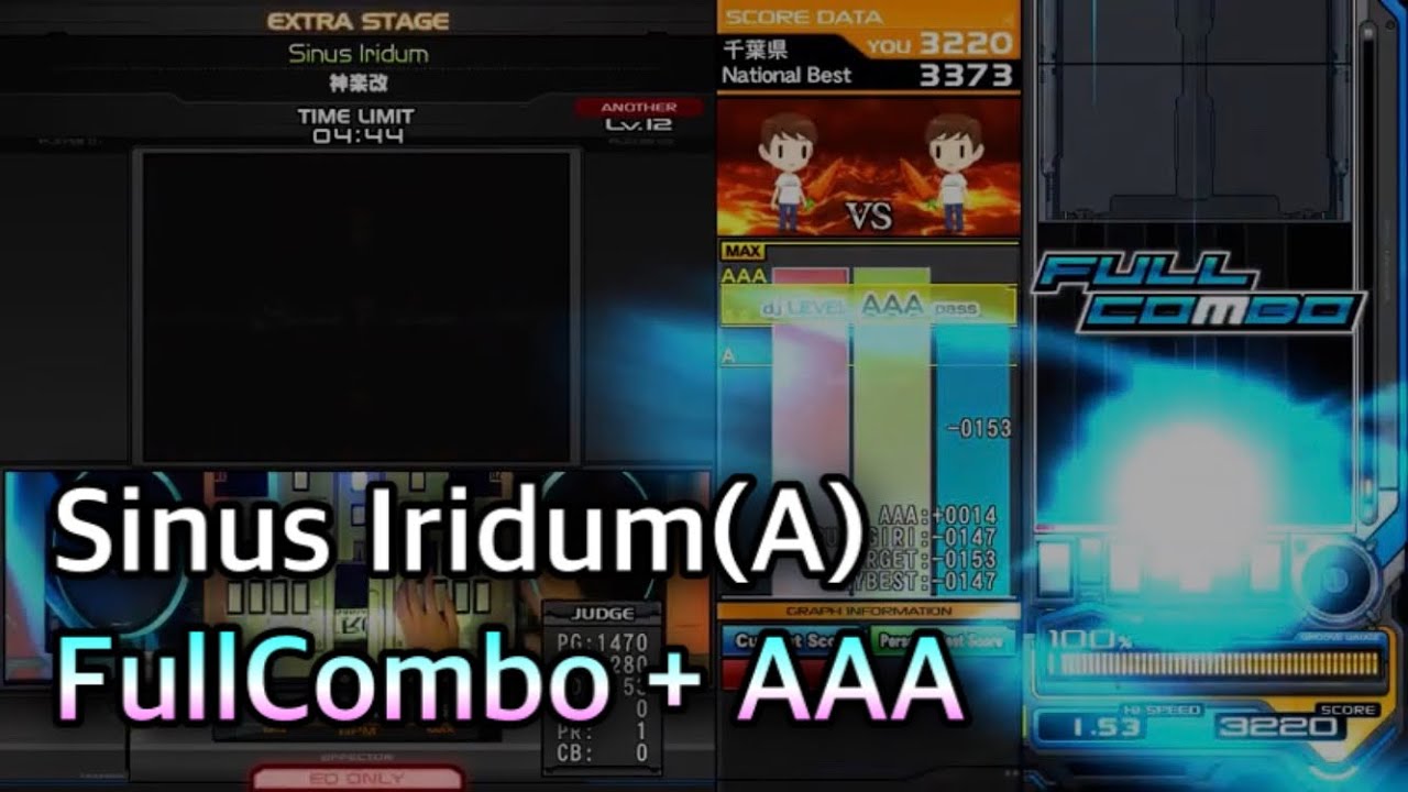 Sinus Iridum(A) FullCombo + AAA【神楽改】