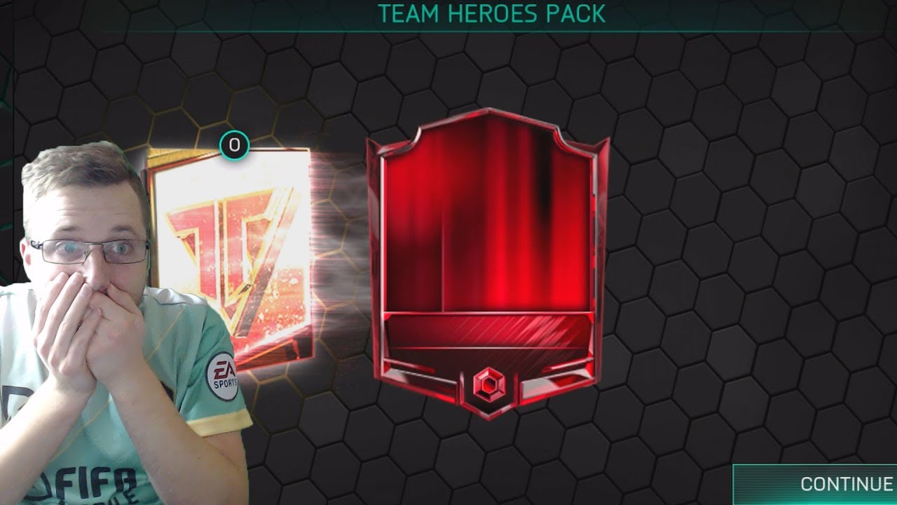 FIFA Mobile 18! OMG We Finally Pull a Team Hero! Weekly Heroes and Team Pack Opening!