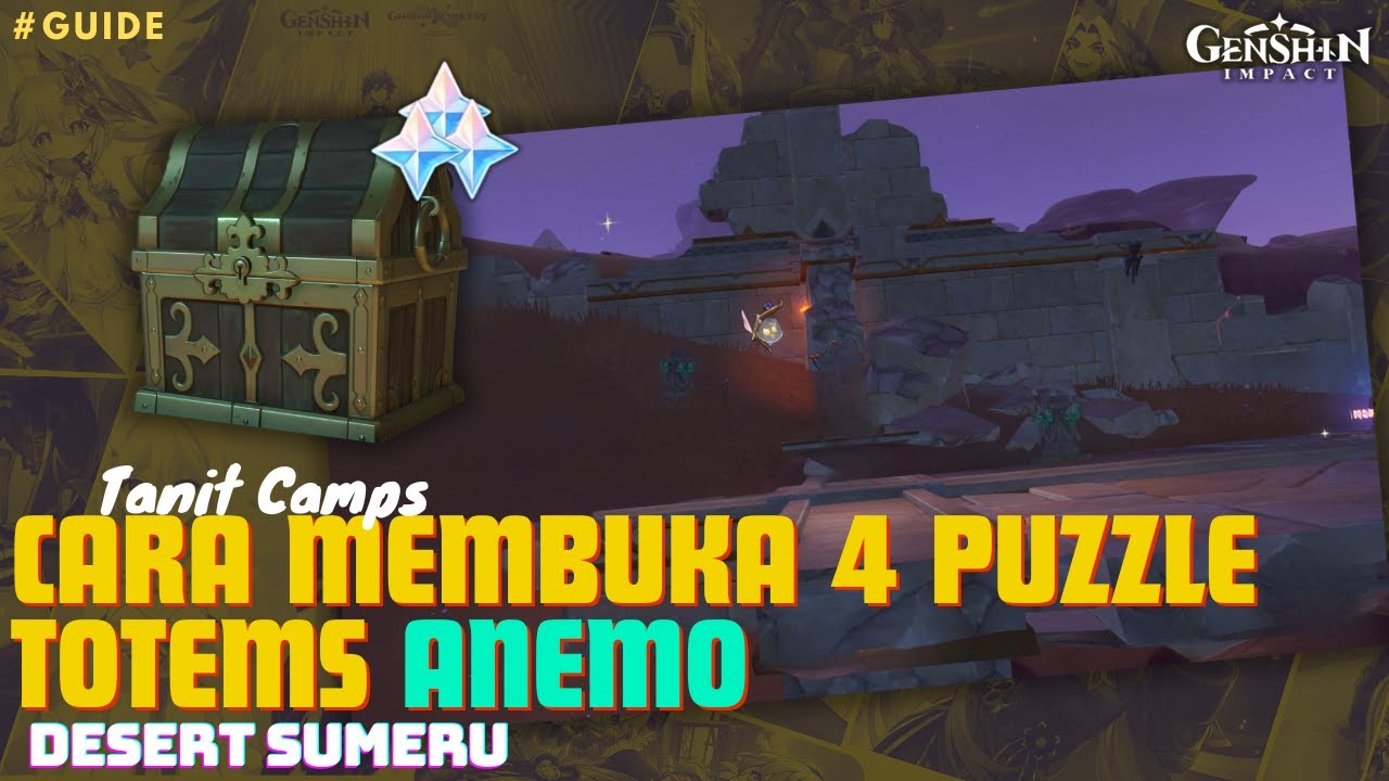 Puzzle Totem Anemo  Camp Tanit - Sumeru Dessert [Genshin Impact]