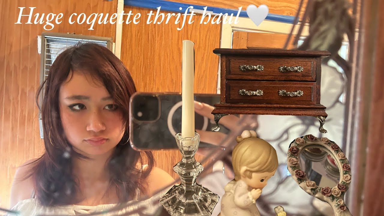 Huge coquette thrift haul ⋆. 𐙚 ˚