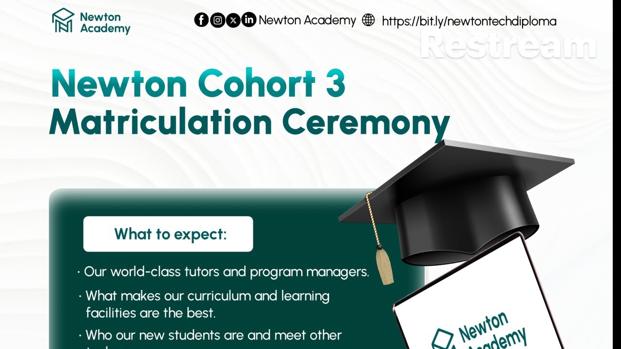 Newton Matriculation Ceremony - Cohort III November 2024