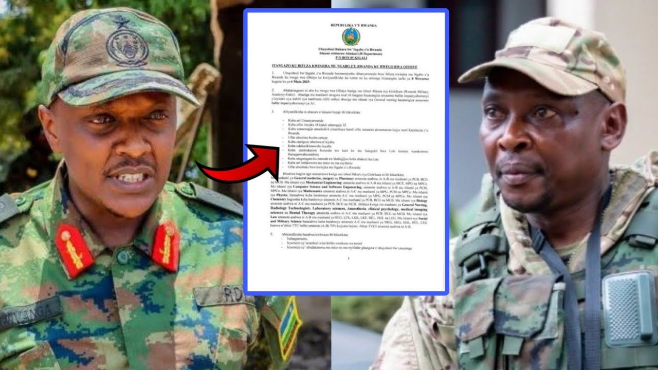 INKURU NZIZA: ITANGAZO RISOHOWE N'IGISIRIKARE CY'U RWANDA WILLY NGOMA BITUNGURANYE UMVA|| AGEZWEHO.
