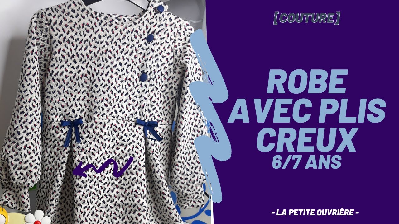 [COUTURE]- Comment coudre une robe avec des plis creux et une boutonni&egrave;re sur le devant ?
