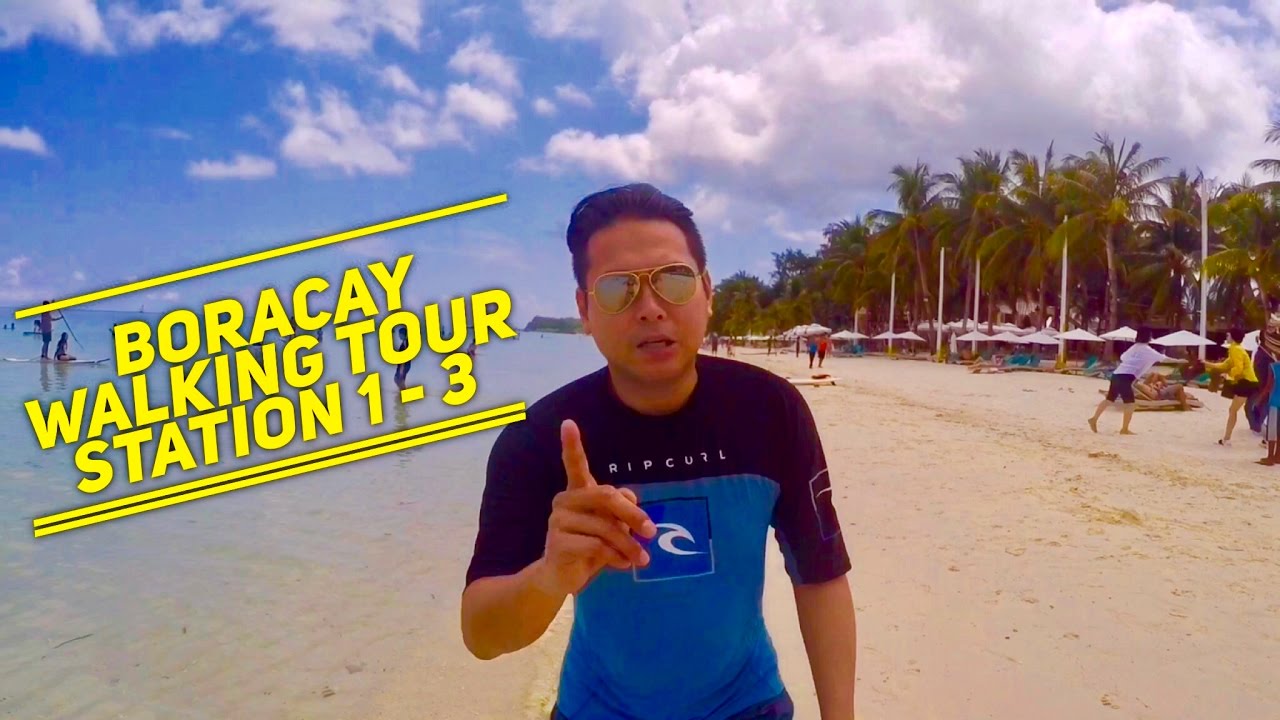 Boracay Full Walking Tour White Beach Station 1 - 3 by HourPhilippines.com