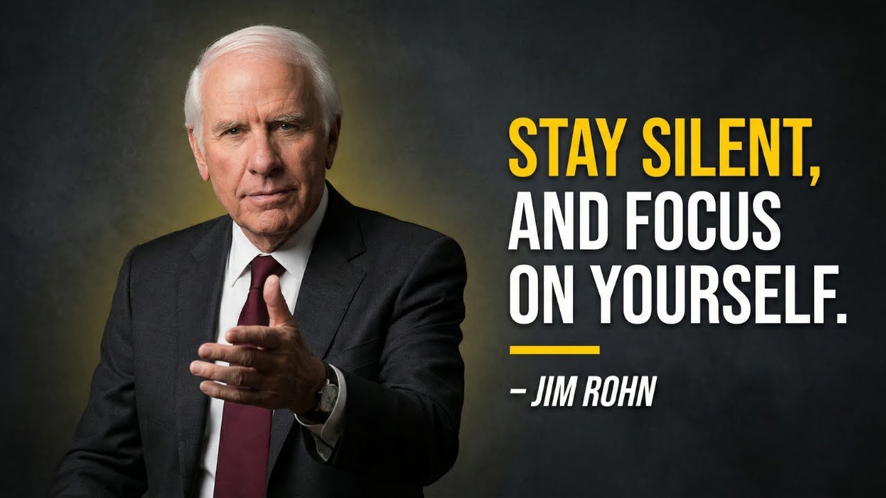 FOCUS SO HARD ON YOURSELF THAT THE NOISE DISAPPEARS - Jim Rohn Motivation