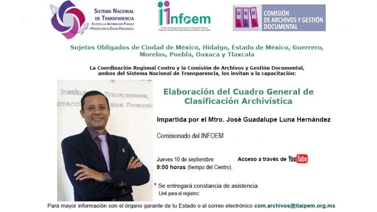 Elaboración del Cuadro General de Clasificación Archivística.
