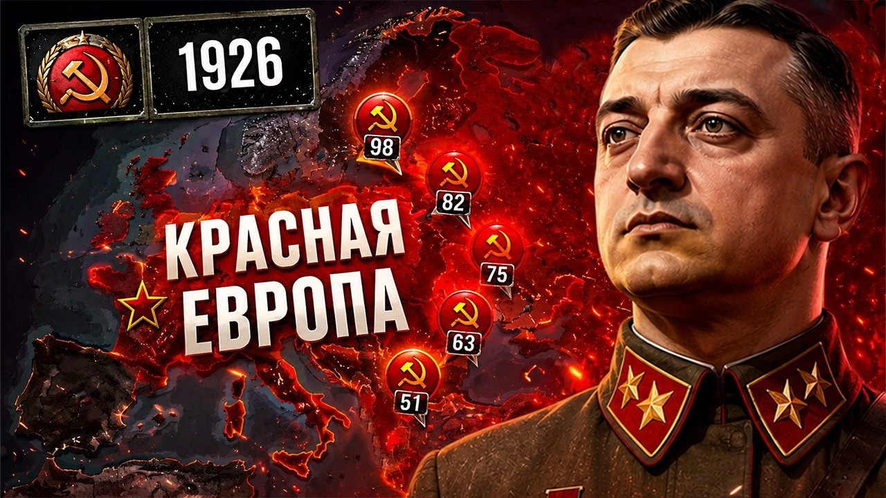 Я ПРИНЁС КОММУНИЗМ ВО ВСЮ ЕВРОПУ - Hearts of Iron 4