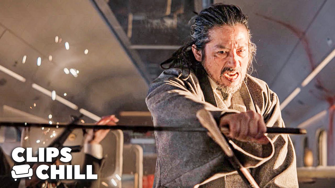 Elder vs. The White Demon | Bullet Train (Brad Pitt, Hiroyuki Sanada)