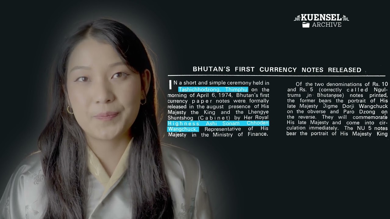 Bhutan&rsquo;s first currency notes were released on April 6, 1974,