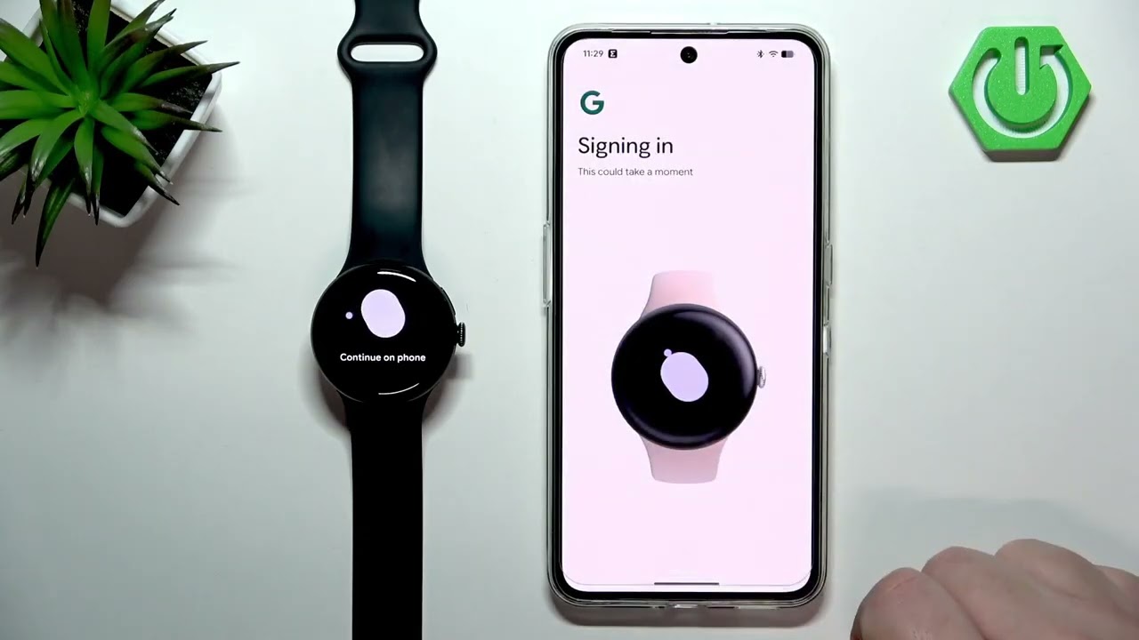 GOOGLE Pixel Watch 4 41mm - 如何与 Android 手机配对